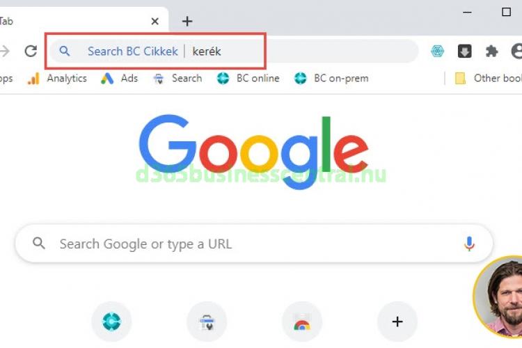 Egyéni keresőmotor Business Centralhoz