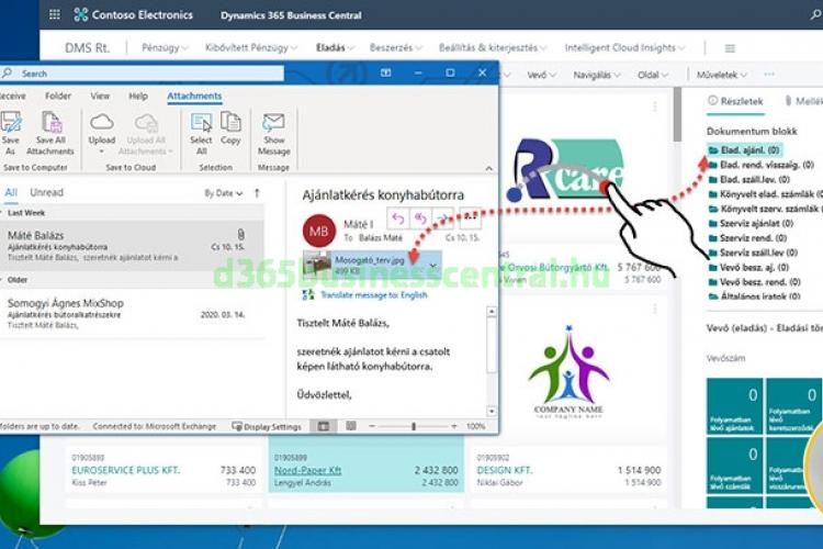 Business Central dokumentumkezelő