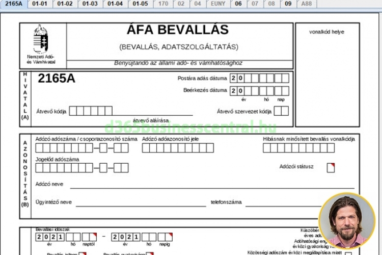 2165 áfabevallás Business Central magyar lokalizációhoz